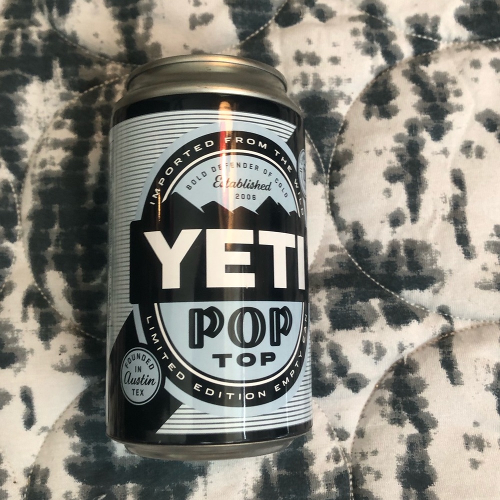 Limited edition yeti stash can.